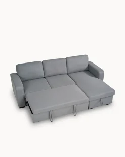 Sofá chaise longue MANHATTAN com cama e baú