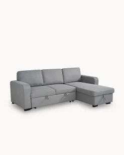 Sofá chaise longue MANHATTAN com cama e baú