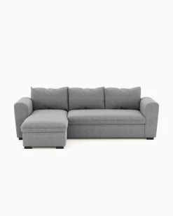 Sofá chaise longue reversível ASTY com cama e baú
