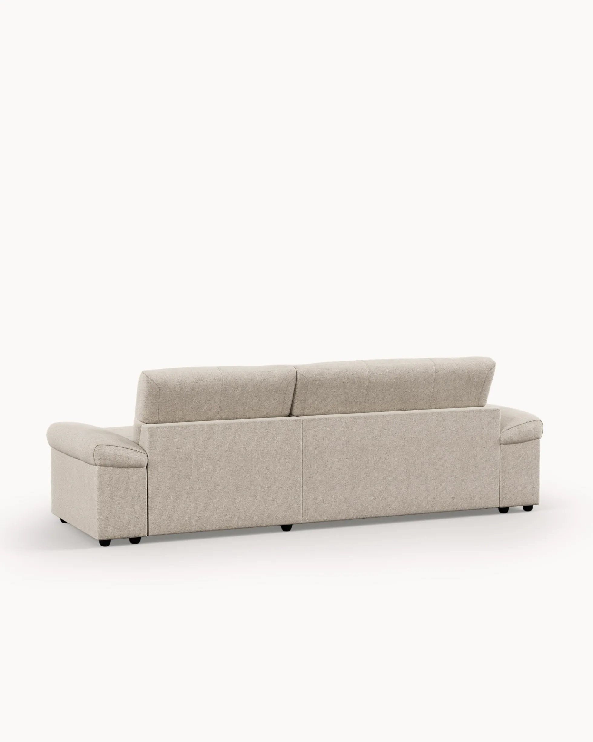 Sofá chaise longue reversível CARLOS com cama e baú