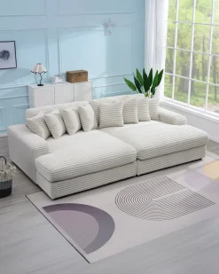 Sofá com dupla chaise longue TAITI