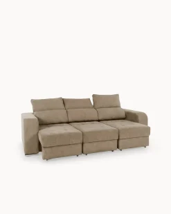 Sofá 3 lugares DUBAI com cama de casal