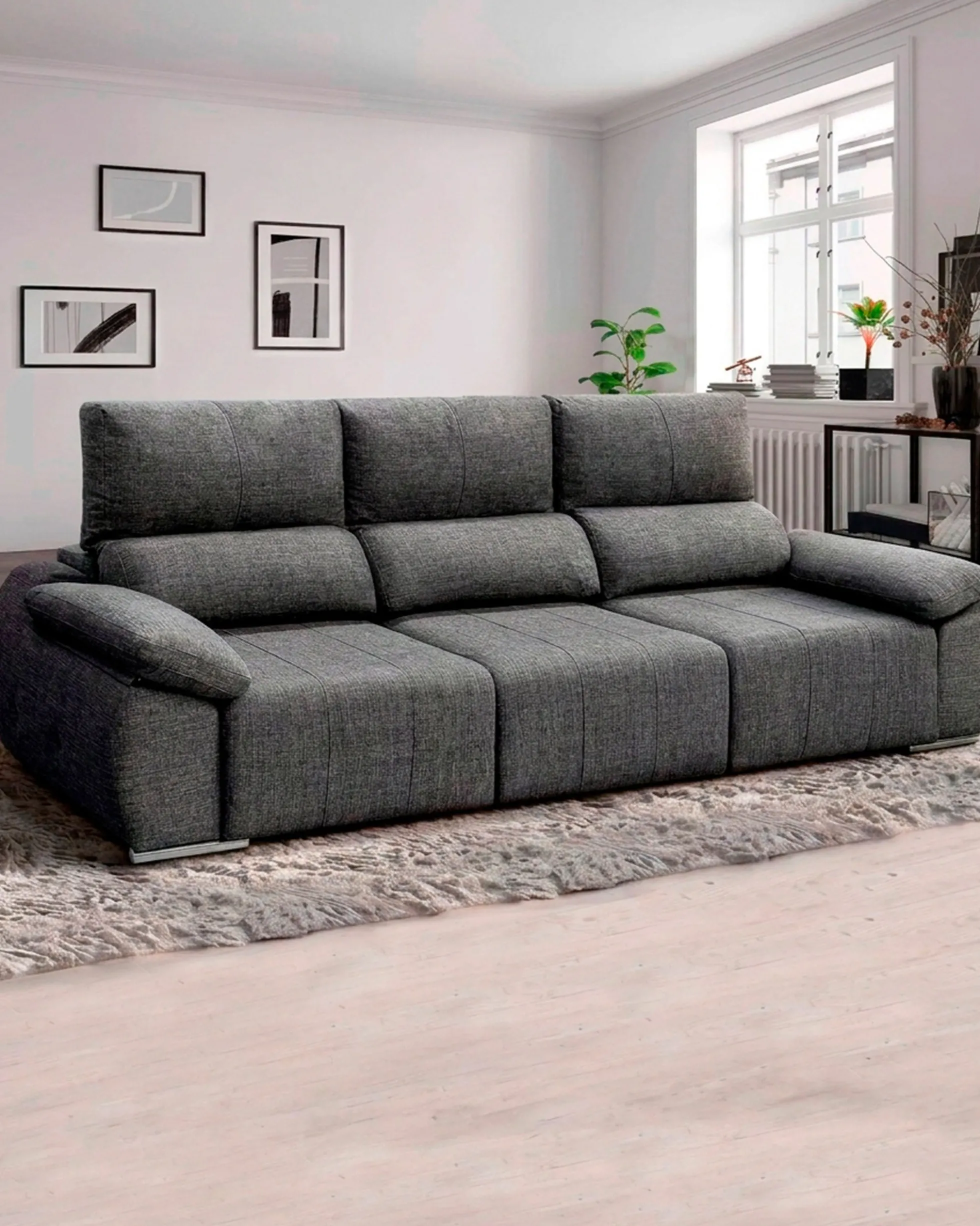 Sofá 3 lugares MUNIQUE com cama