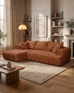 Sofás POP UP! Sofá chaise longue OAKLAND embalado a vácuo