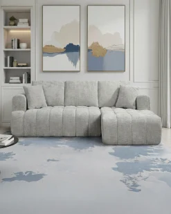 Sofás POP UP! Sofá chaise longue OAKLAND embalado a vácuo