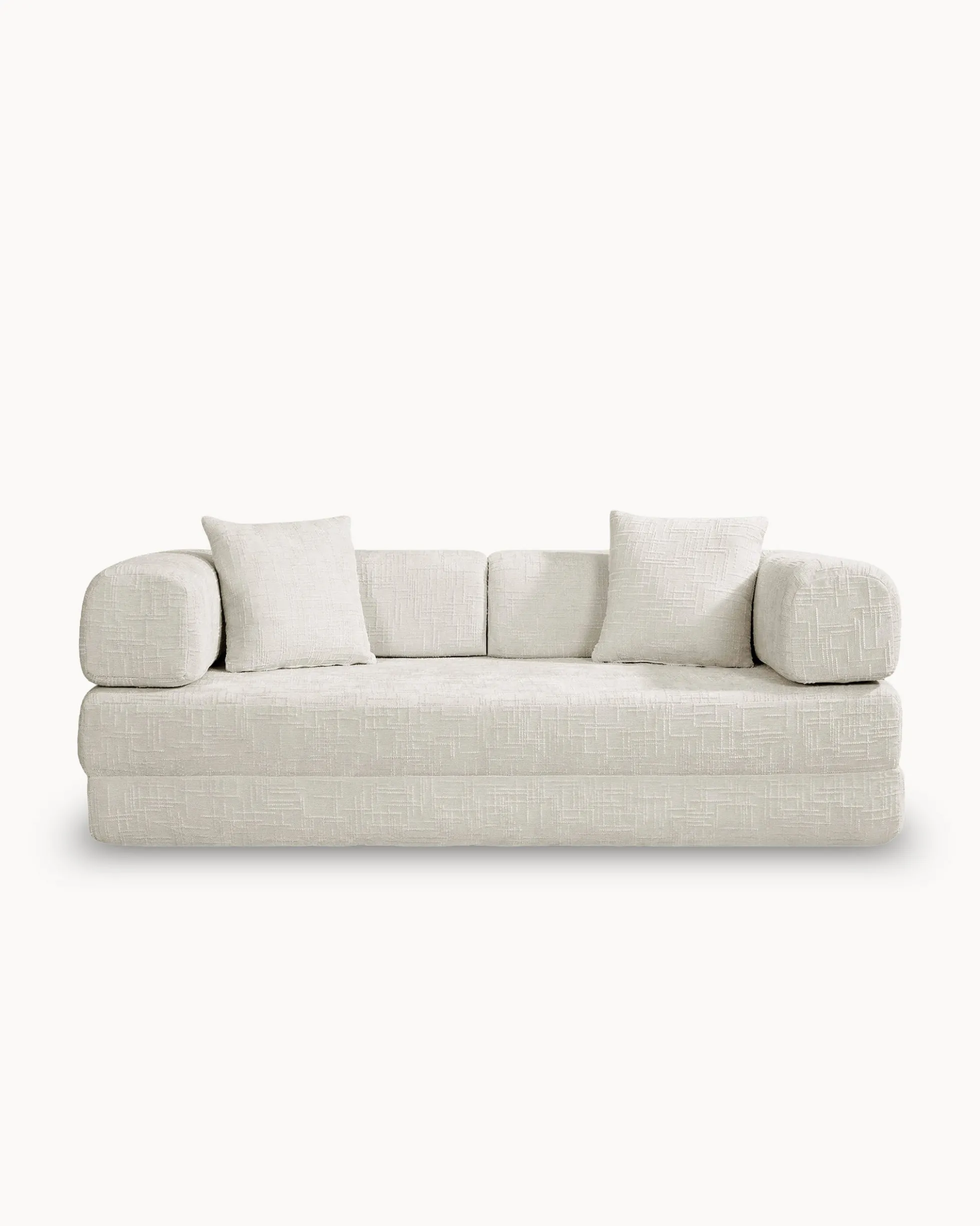 Sofás POP UP! Sofá 3 lugares OPEN com cama embalado a vácuo