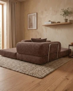 Sofás POP UP! Sofá 3 lugares OPEN com cama embalado a vácuo