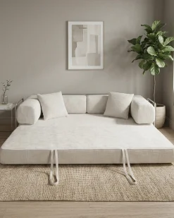 Sofás POP UP! Sofá 3 lugares OPEN com cama embalado a vácuo