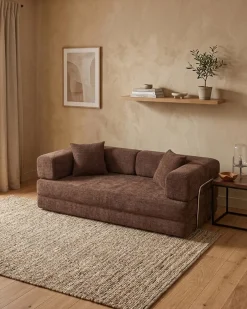 Sofás POP UP! Sofá 3 lugares OPEN com cama embalado a vácuo