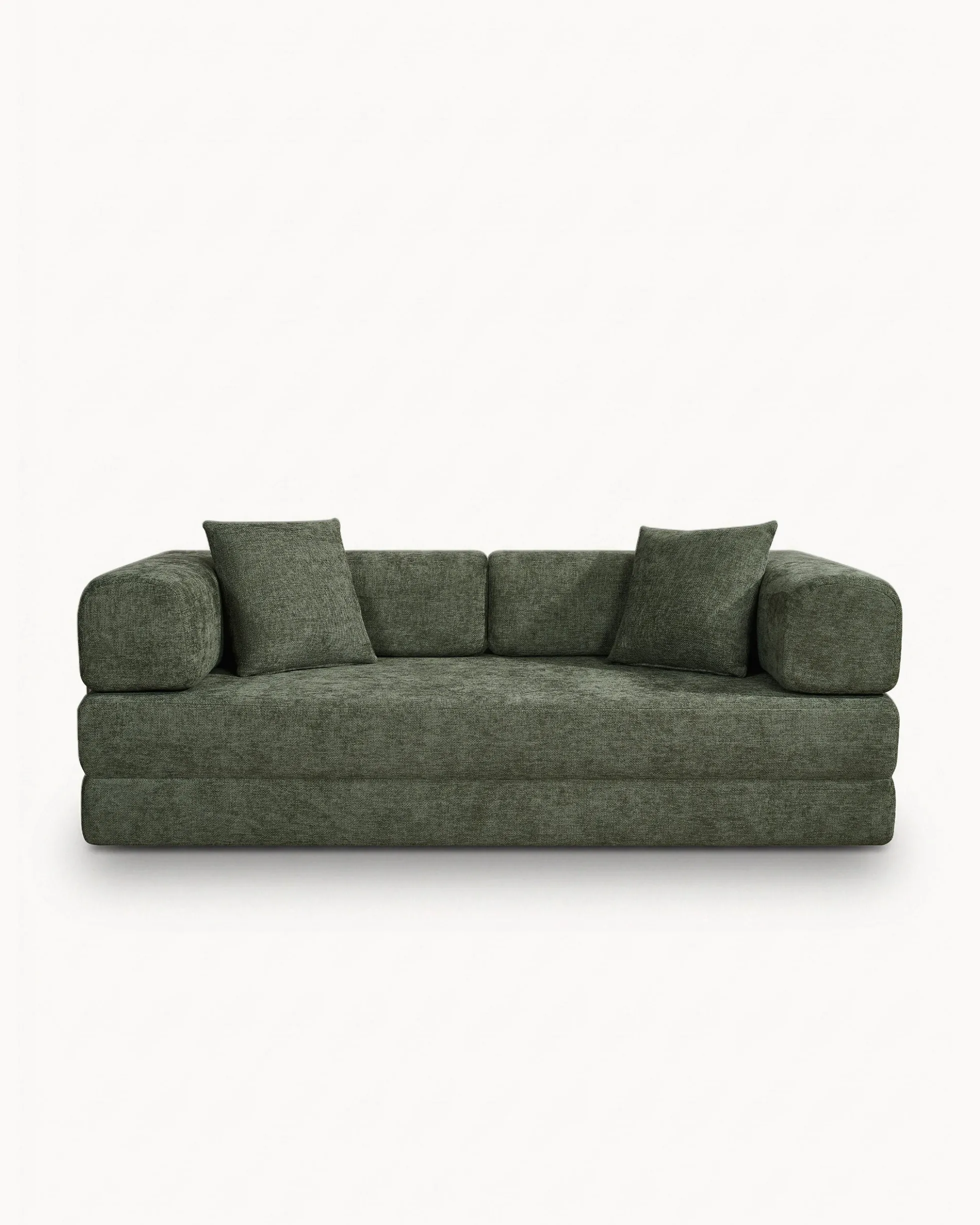 Sofás POP UP! Sofá 3 lugares OPEN com cama embalado a vácuo