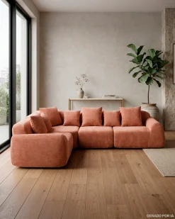 Sofás POP UP! Sofá modular de canto ZOEY embalado a vácuo