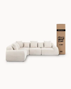 Sofás POP UP! Sofá modular de canto ZOEY embalado a vácuo