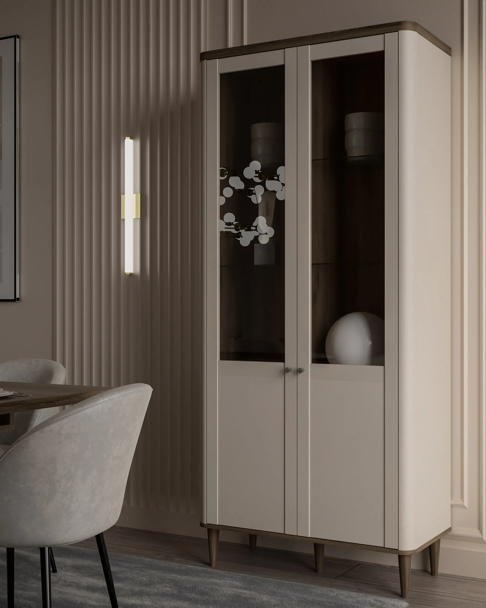 Vitrine AVELA com 2 portas