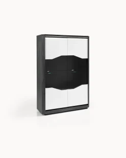 Vitrine MATERA com LED e 2 portas