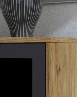 Vitrine NERO com 2 portas e 2 gavetas