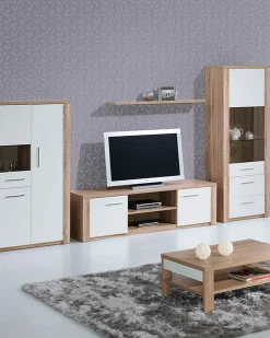 Vitrine PARIS com 1 porta e 3 gavetas
