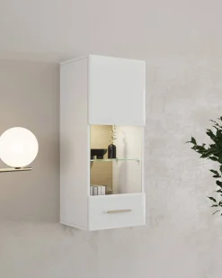 Vitrine suspensa CARLOW com 1 porta